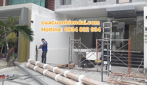 Cách lắp đặt cửa cuốn âm tường