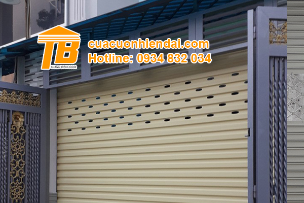 Cấu tạo và ưu điểm của cửa cuốn nan thoáng