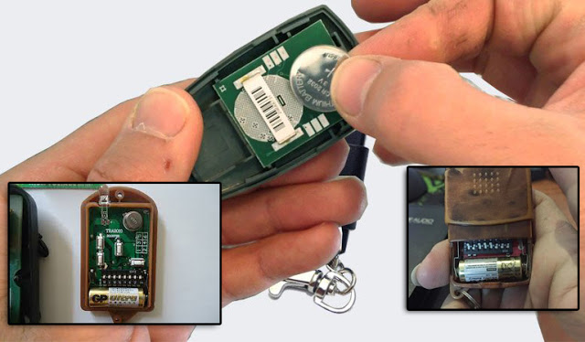 Pin remote cửa cuốn thay thế nào?