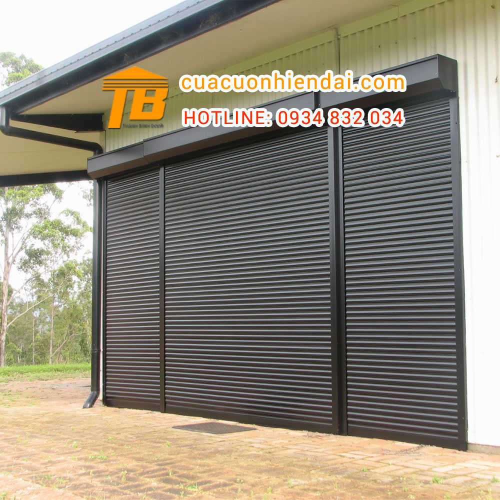 Xu hướng lắp đặt cửa cuốn hiện đại thay thế cửa cuốn truyền thống